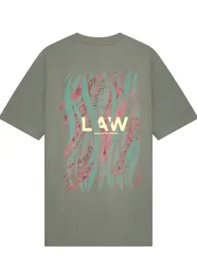 Law of the Sea | Aqua flow artwork tee