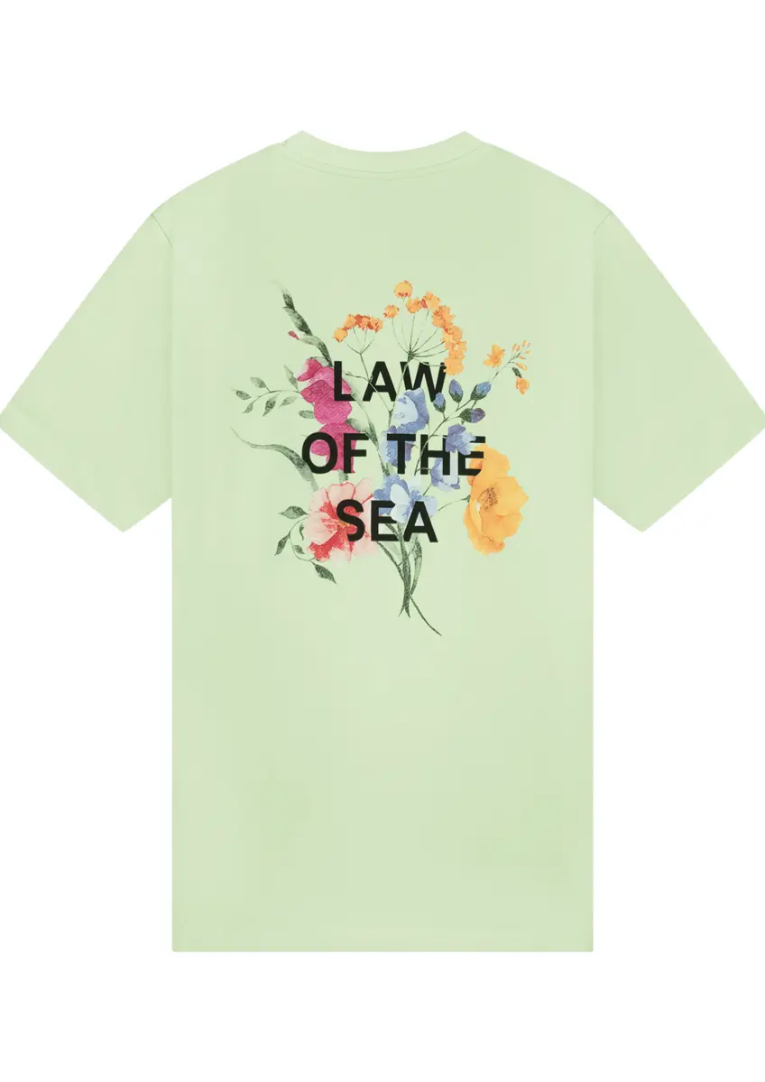 Law of the Sea | Botanicals backprinted artwork tee