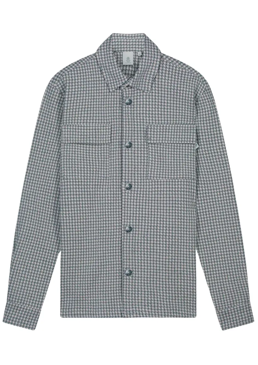 Law of the Sea | Cloud knitted check shirt