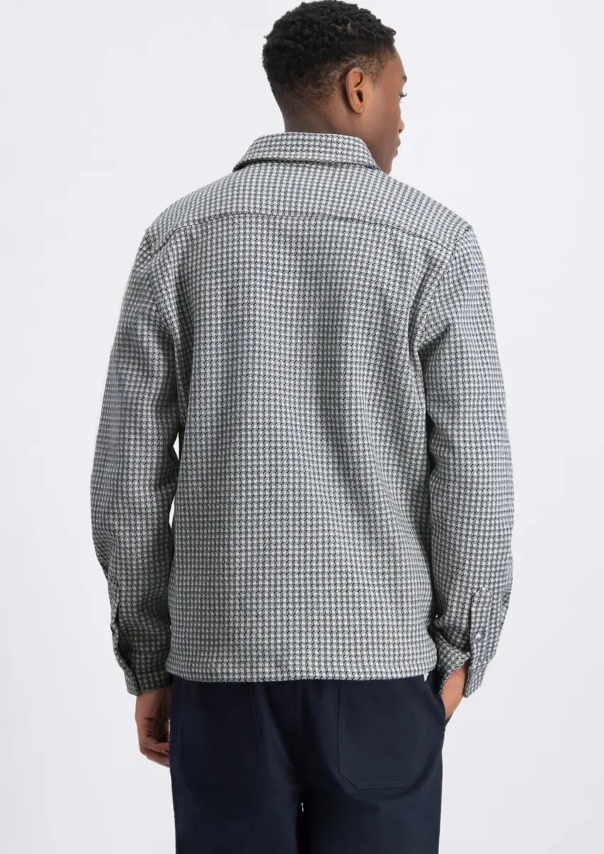 Law of the Sea | Cloud knitted check shirt