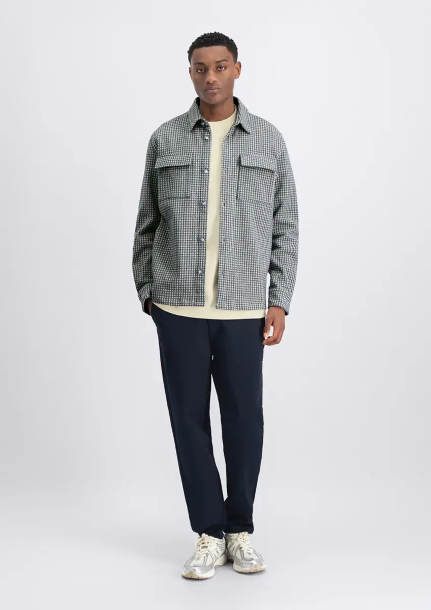 Law of the Sea | Cloud knitted check shirt