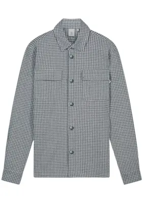 Law of the Sea | Cloud knitted check shirt