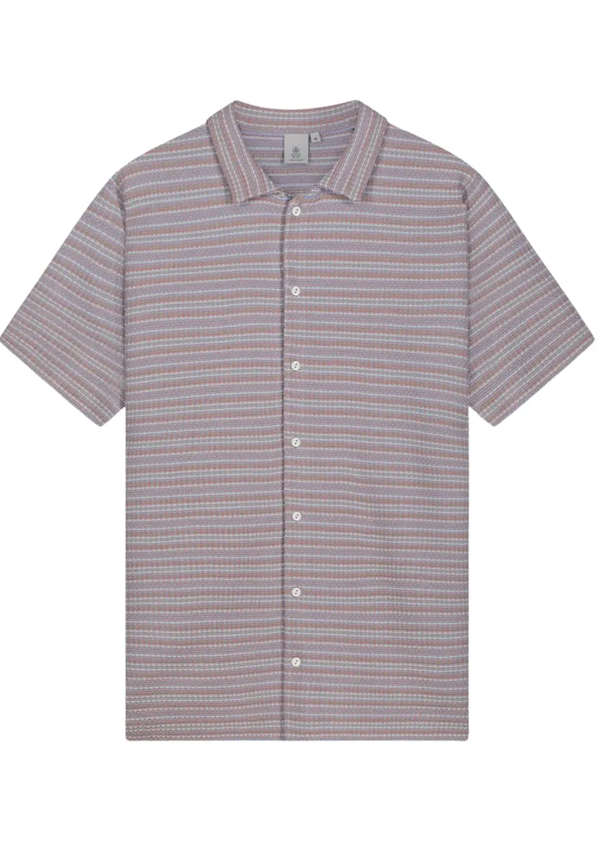 Law of the Sea | enis jacquard knitted shirt