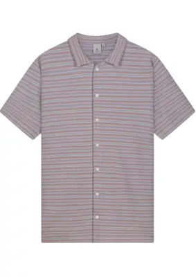 Law of the Sea | enis jacquard knitted shirt