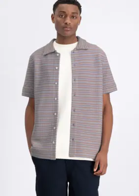 Law of the Sea | enis jacquard knitted shirt