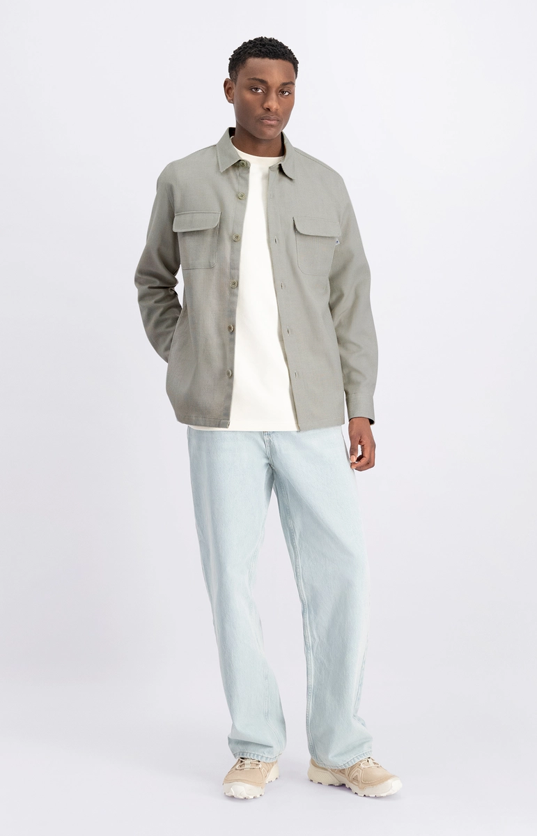 Law of the Sea | Ghout two tone structured shirt