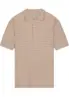 Law of the Sea | Vague jacquard knitted polo
