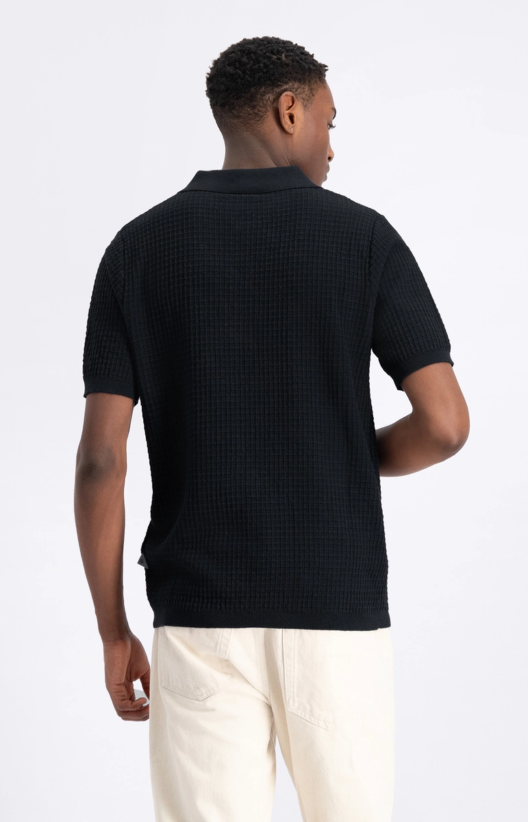 Law of the Sea | Yohei structure knitted polo