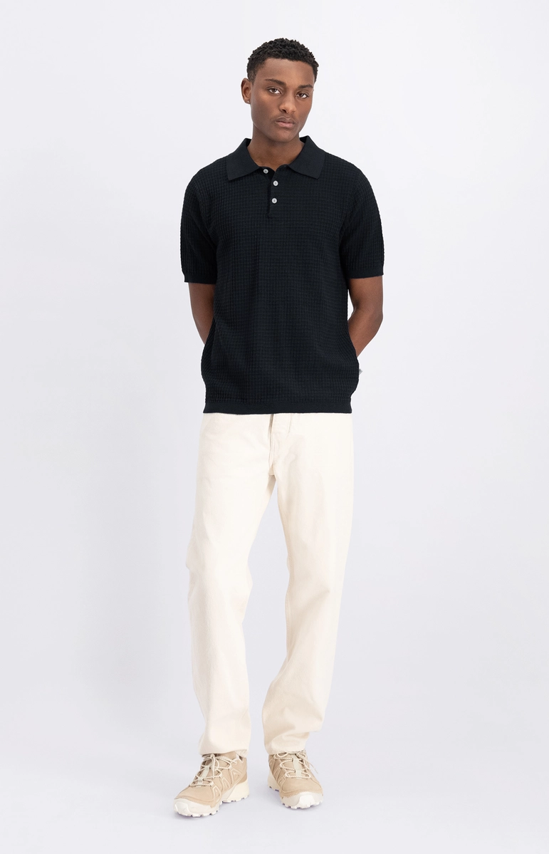Law of the Sea | Yohei structure knitted polo