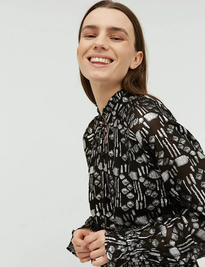 MBYM | Danetta-M, Sona, Dress 824 black lurex