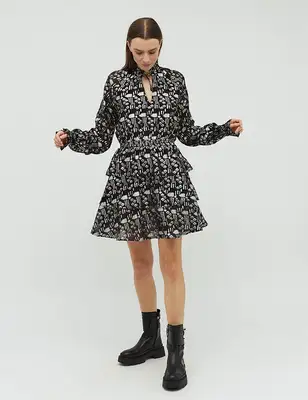 MBYM | Danetta-M, Sona, Dress 824 black lurex