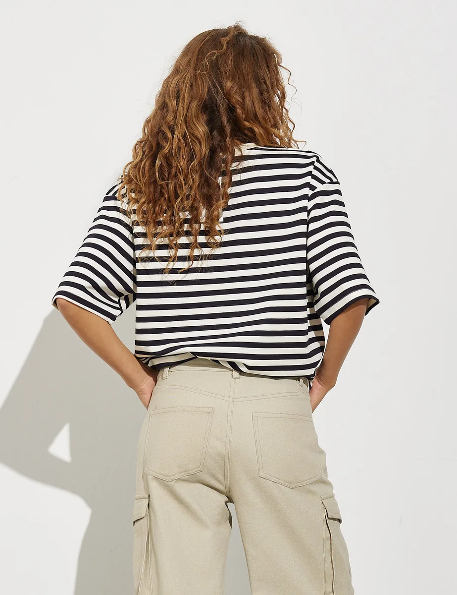 MBYM | Emrys-m. betsy stripe. top / t-shirt p49 island fo