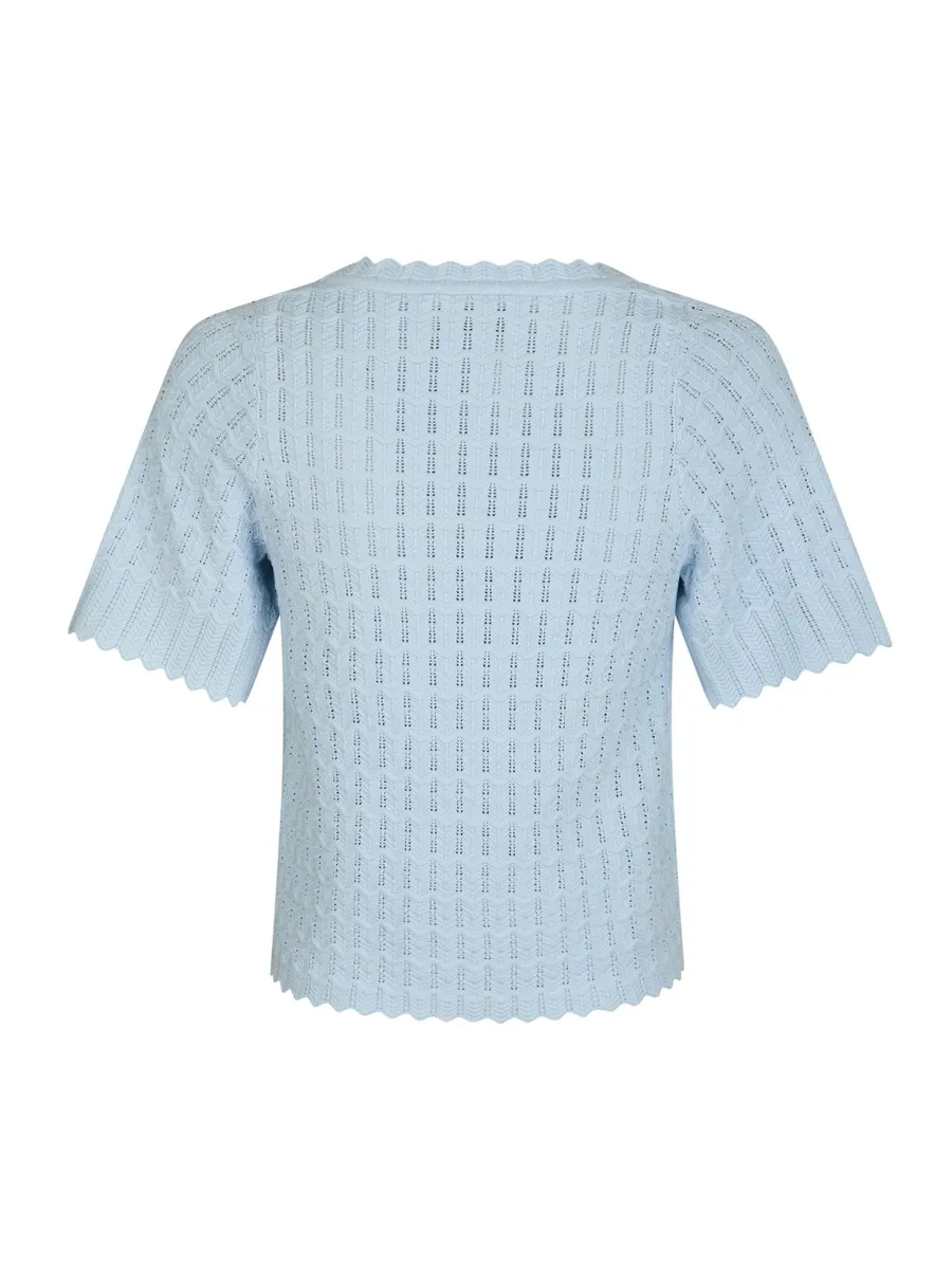 Meiko solid knit blouse