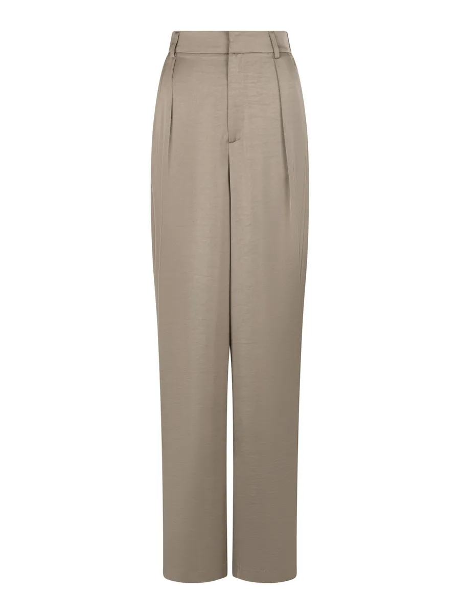 Neo Noir | Alessandra heavy sateen pants