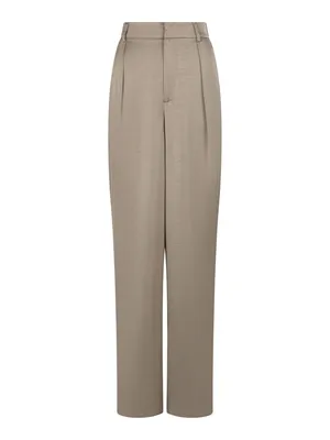 Neo Noir | Alessandra heavy sateen pants