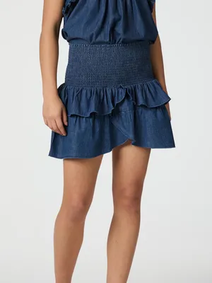 Neo Noir | Carin denim skirt