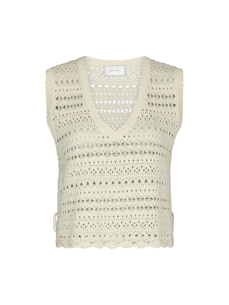Neo Noir | Catana crochet knit top