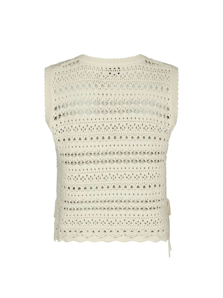 Neo Noir | Catana crochet knit top