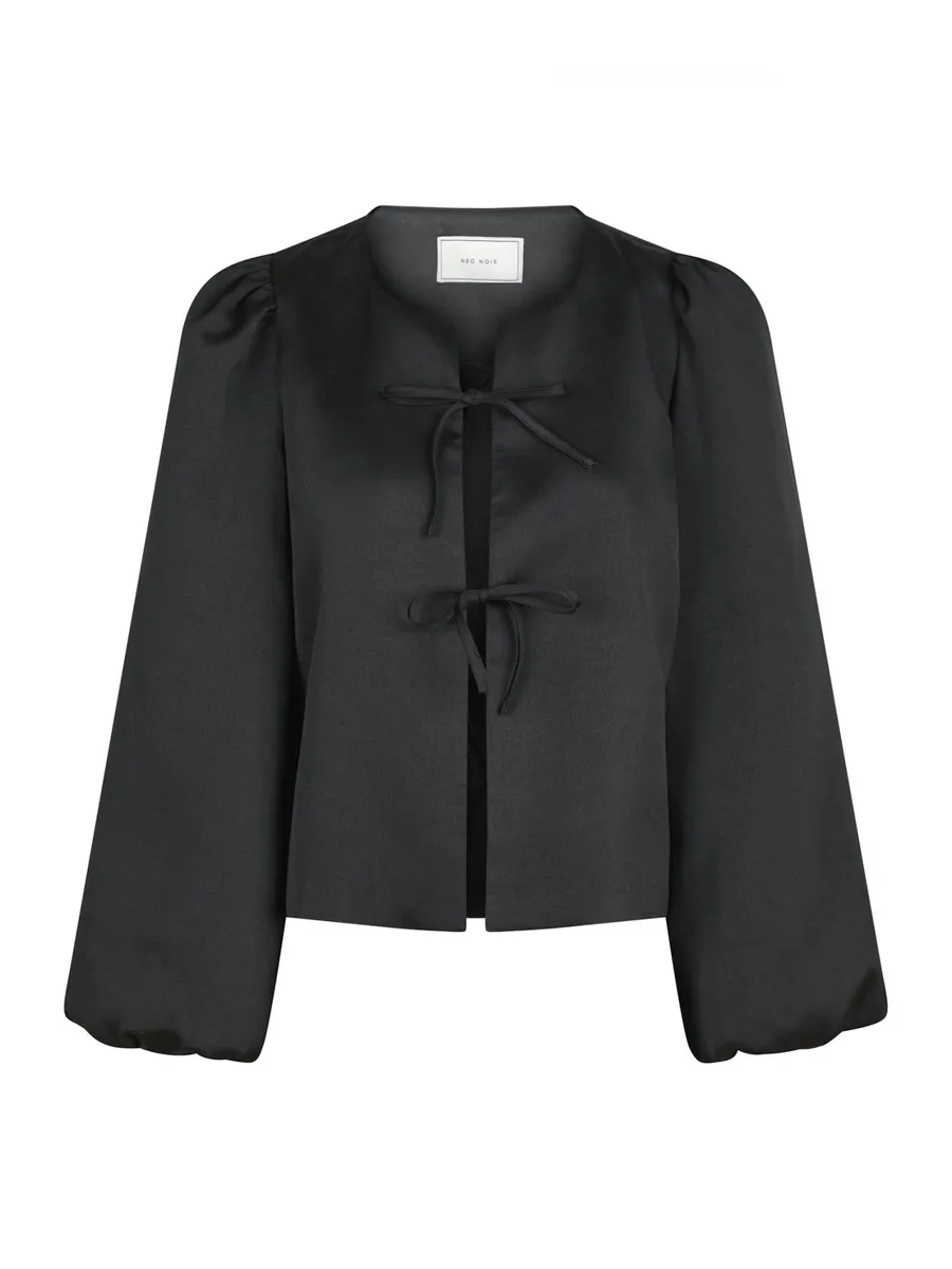 Neo Noir | Daliska dull satin blouse