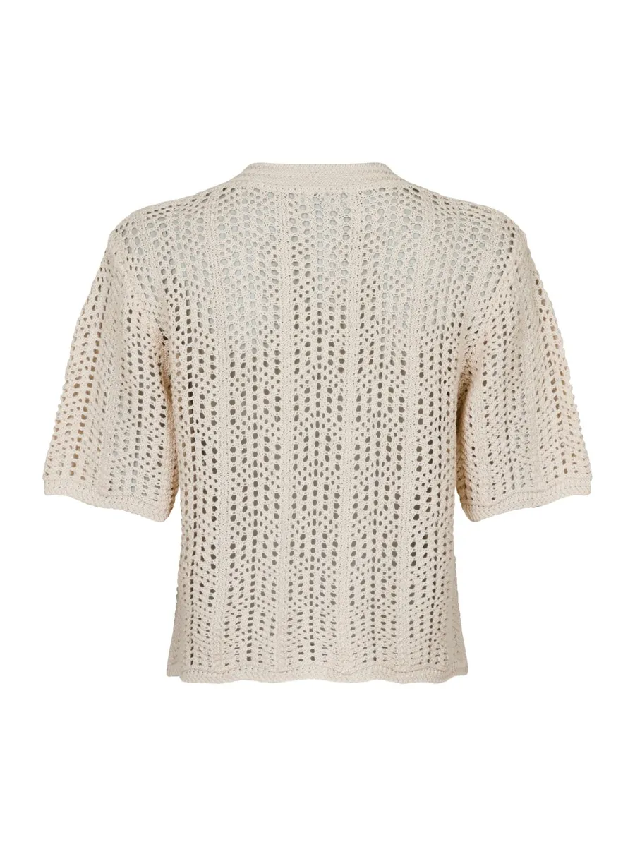 Neo Noir | Ellen crochet knit cardigan