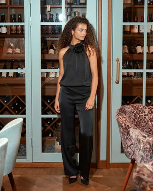 Neo Noir | Emmett heavy sateen pants