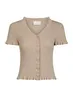 Neo Noir | Esla frill knit tee