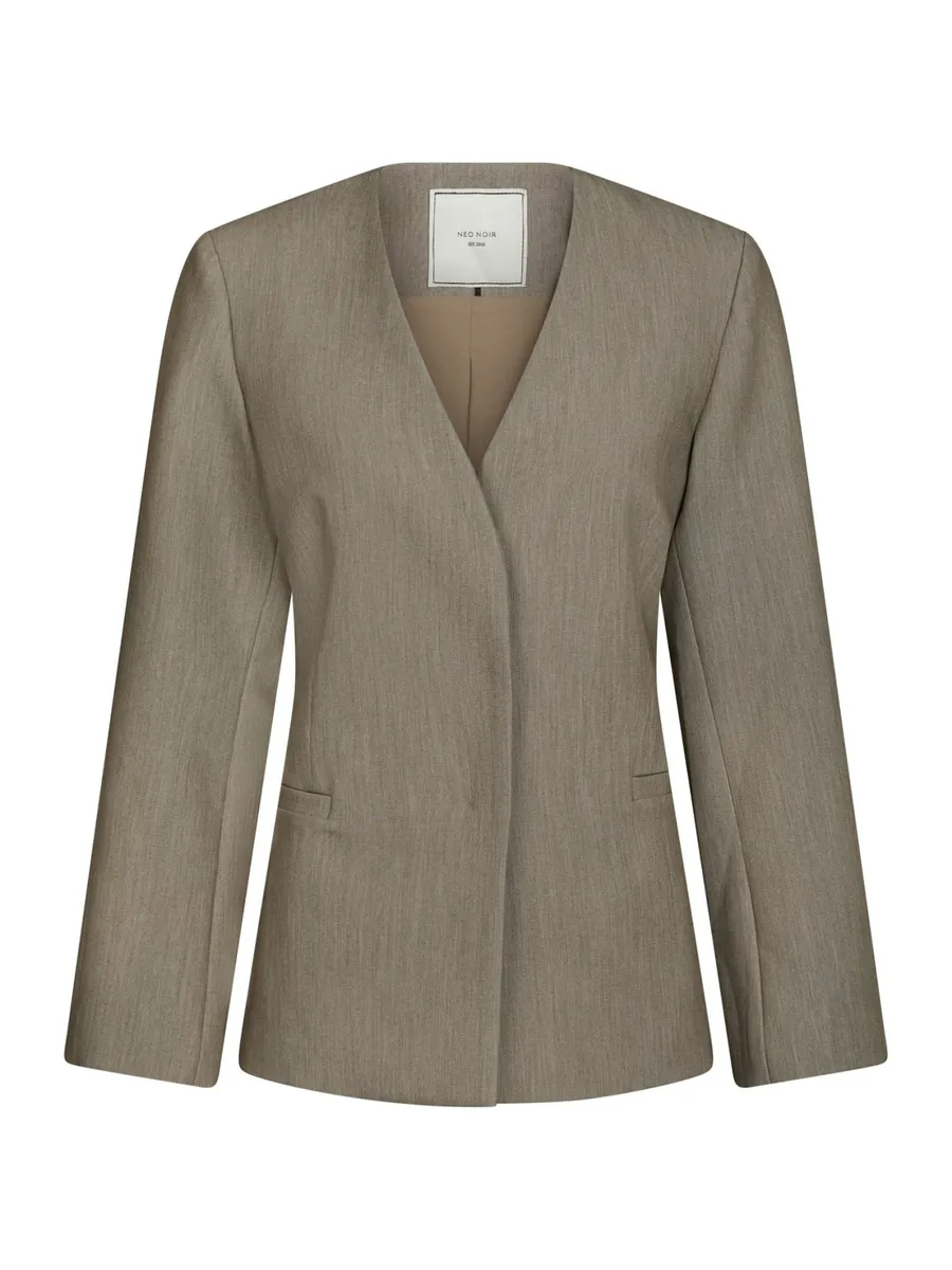 Neo Noir | Frillis fitted blazer