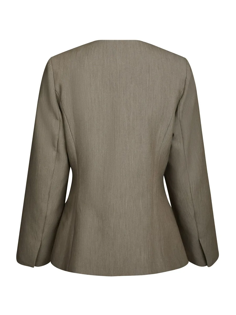 Neo Noir | Frillis fitted blazer