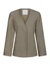 Neo Noir | Frillis fitted blazer