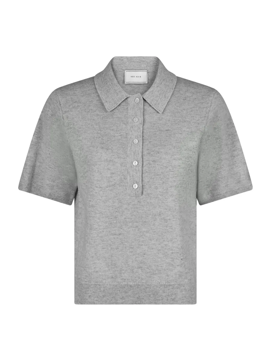 Neo Noir | Gracie knit polo tee