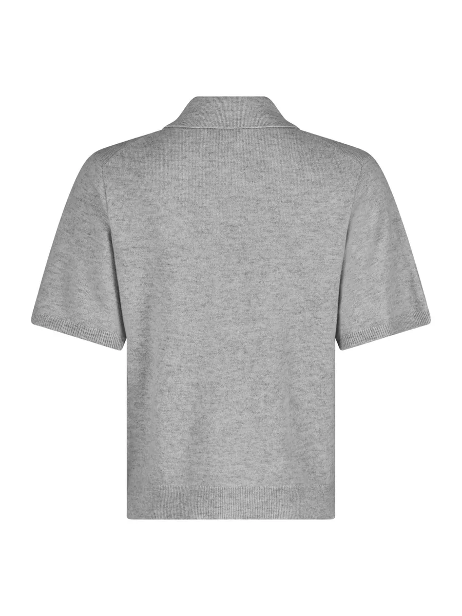 Neo Noir | Gracie knit polo tee