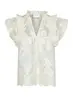 Neo Noir | Jayla big embroidery top off white