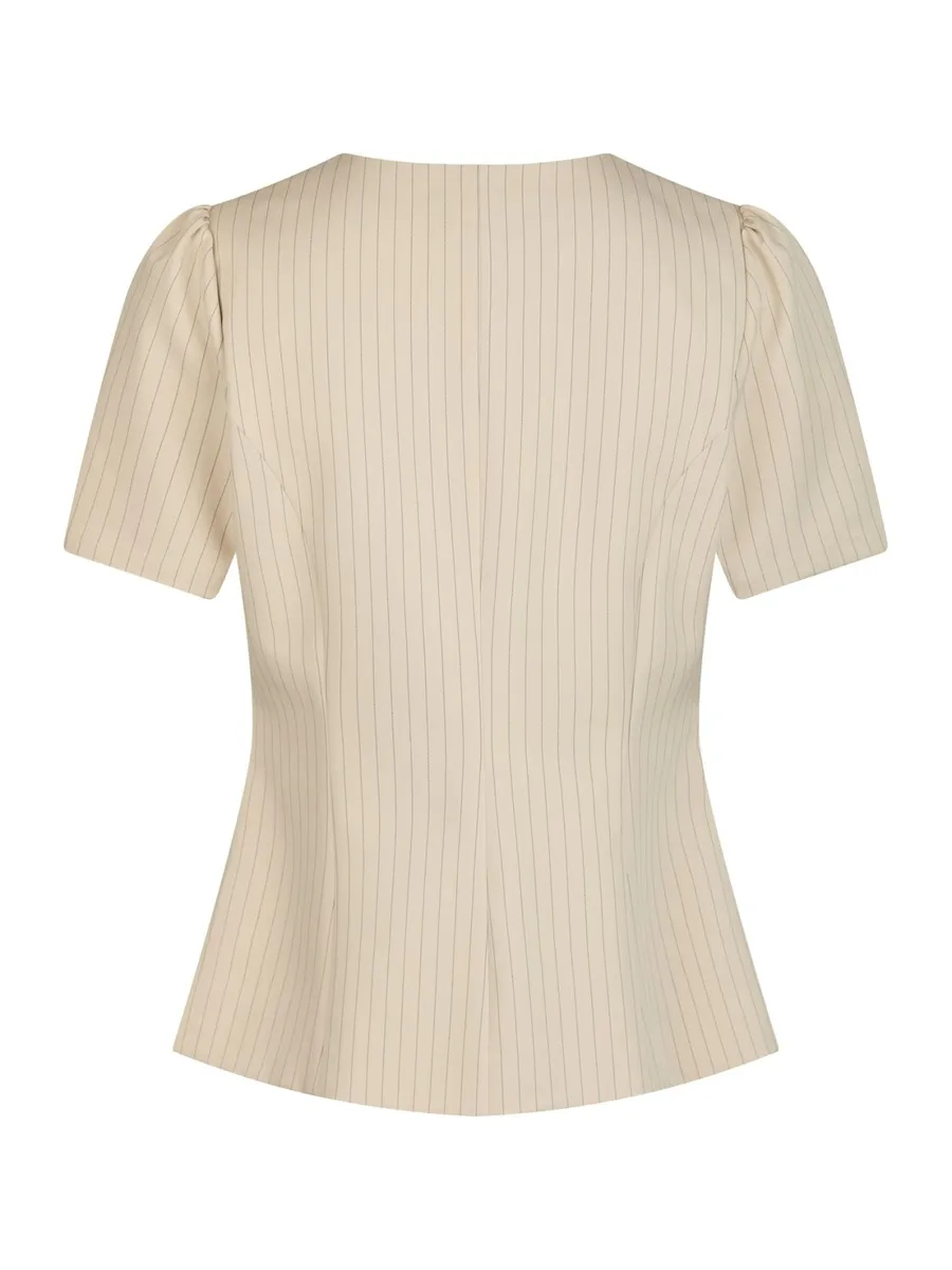 Neo Noir | Jules pinstriped blouse