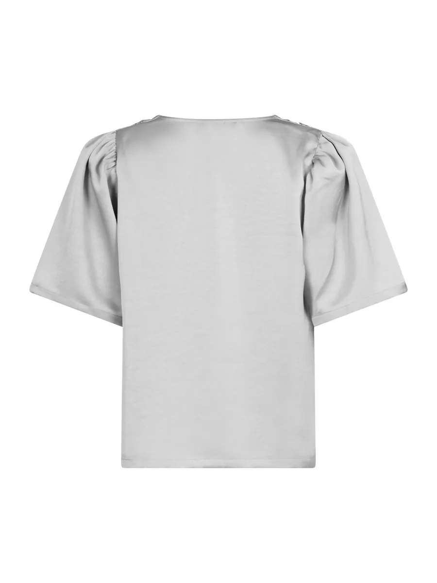 Neo Noir | Largo heavy sateen blouse