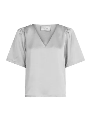 Neo Noir | Largo heavy sateen blouse