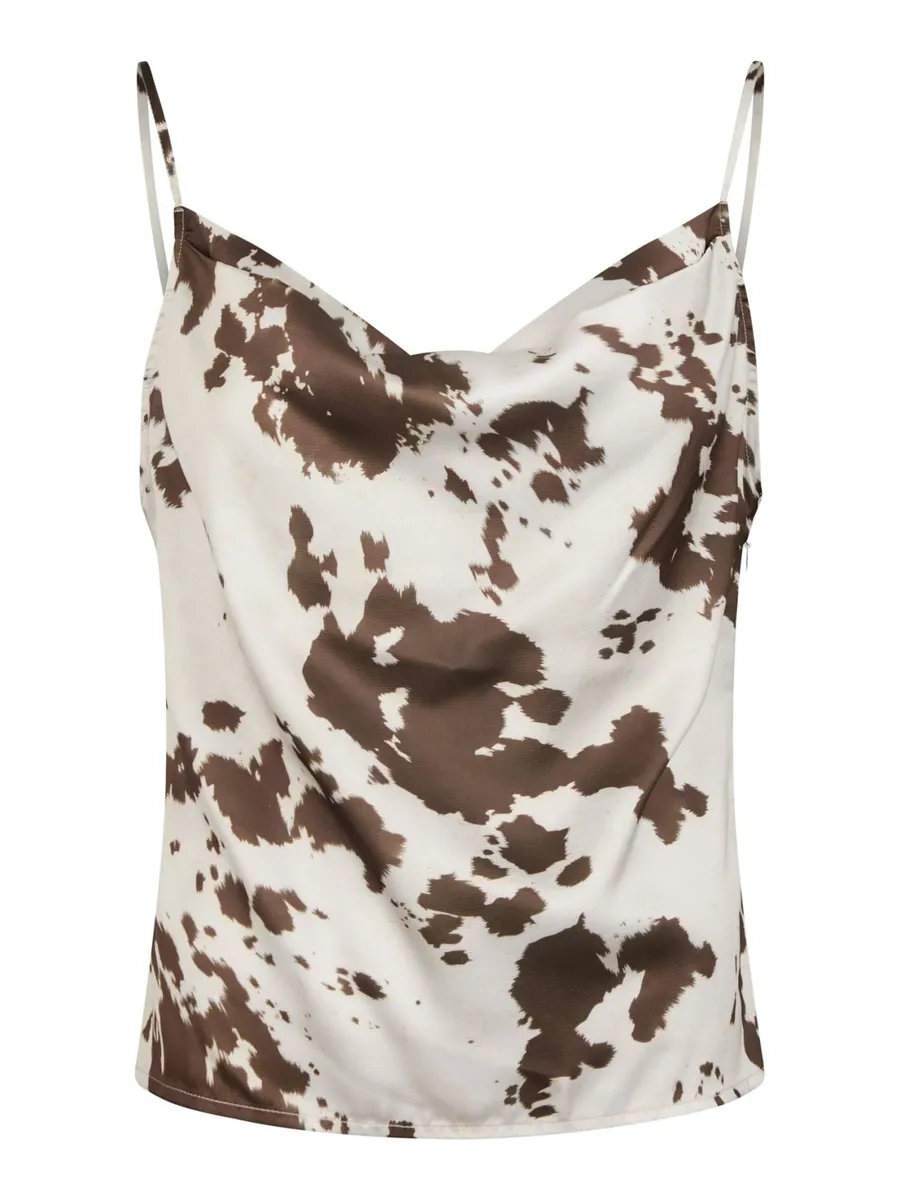 Neo Noir | Lindy cow print top