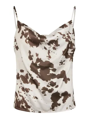 Neo Noir | Lindy cow print top