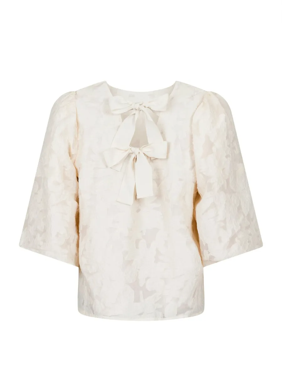 Neo Noir | Lorraine brocade blouse