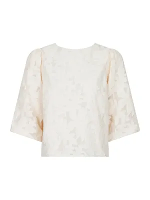 Neo Noir | Lorraine brocade blouse