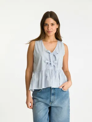 Neo Noir | Manja stripe top