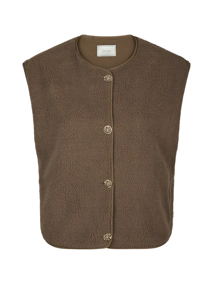 Neo Noir | Mariko teddy vest