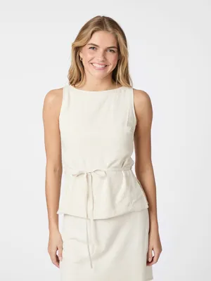 Neo Noir | Nassa linen top