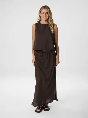 Neo Noir | Noa linen skirt