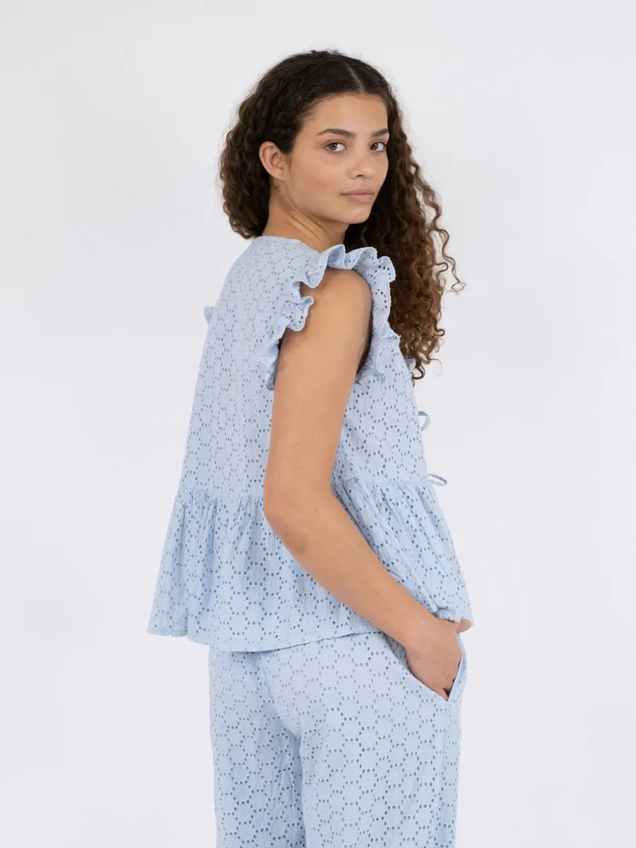 Neo Noir | Palasi broiderie top