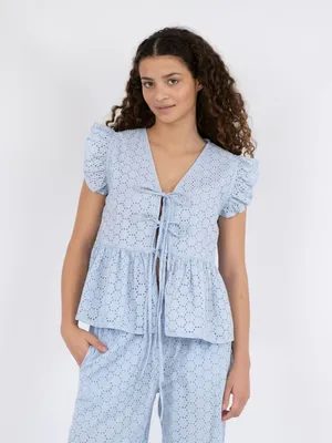 Neo Noir | Palasi broiderie top