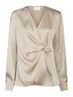 Neo Noir | Petris heavy sateen blouse