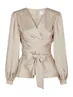 Neo Noir | Rista heavy sateen blouse