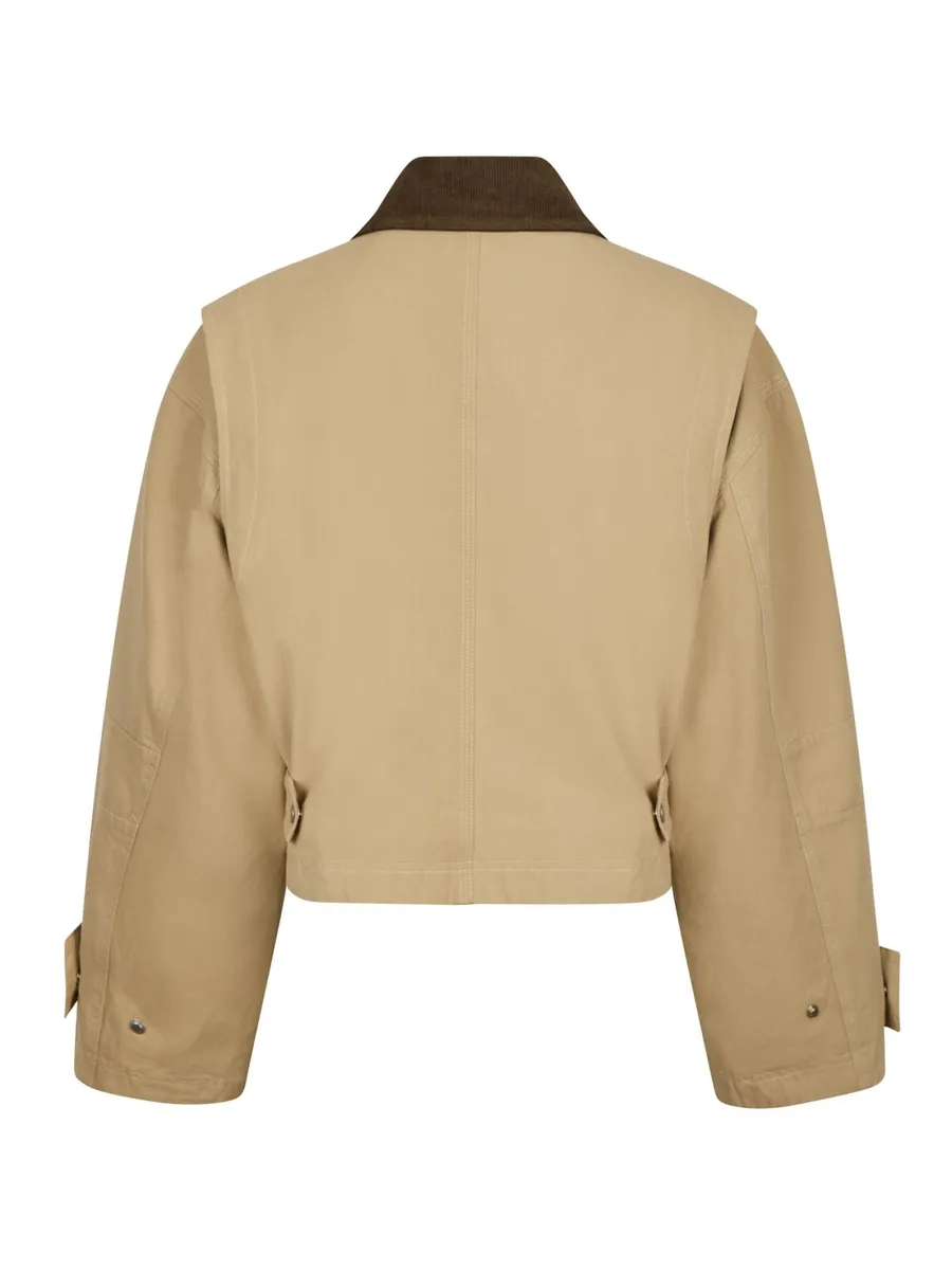 Neo Noir | Rivera canvas boxy jacket