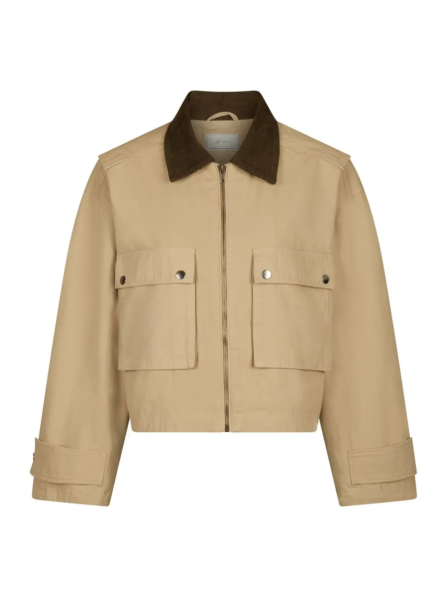 Neo Noir | Rivera canvas boxy jacket