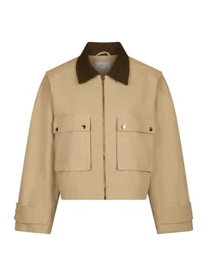 Neo Noir | Rivera canvas boxy jacket